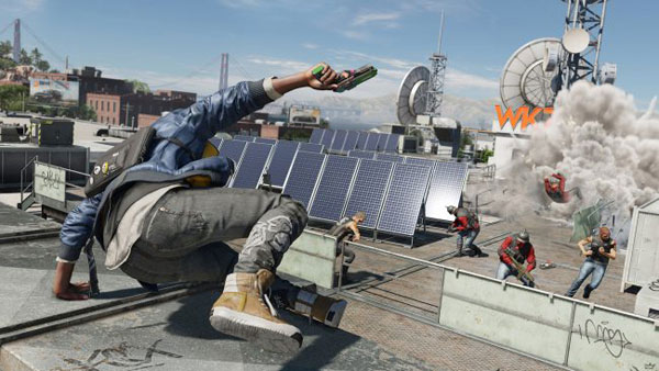 Watch Dogs 2. Сражение на крыше